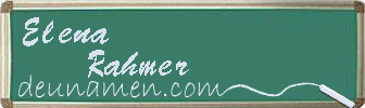Elena Rahmer Visitenkarte